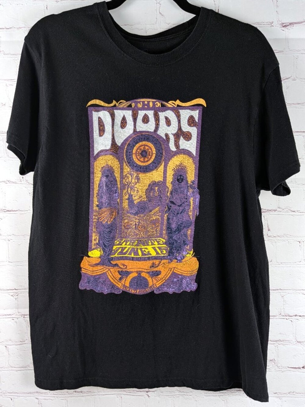 The Doors Concert Poster Graphic Band Tee L
